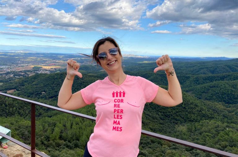 Femi Montero en el dia mundial contra el cáncer
